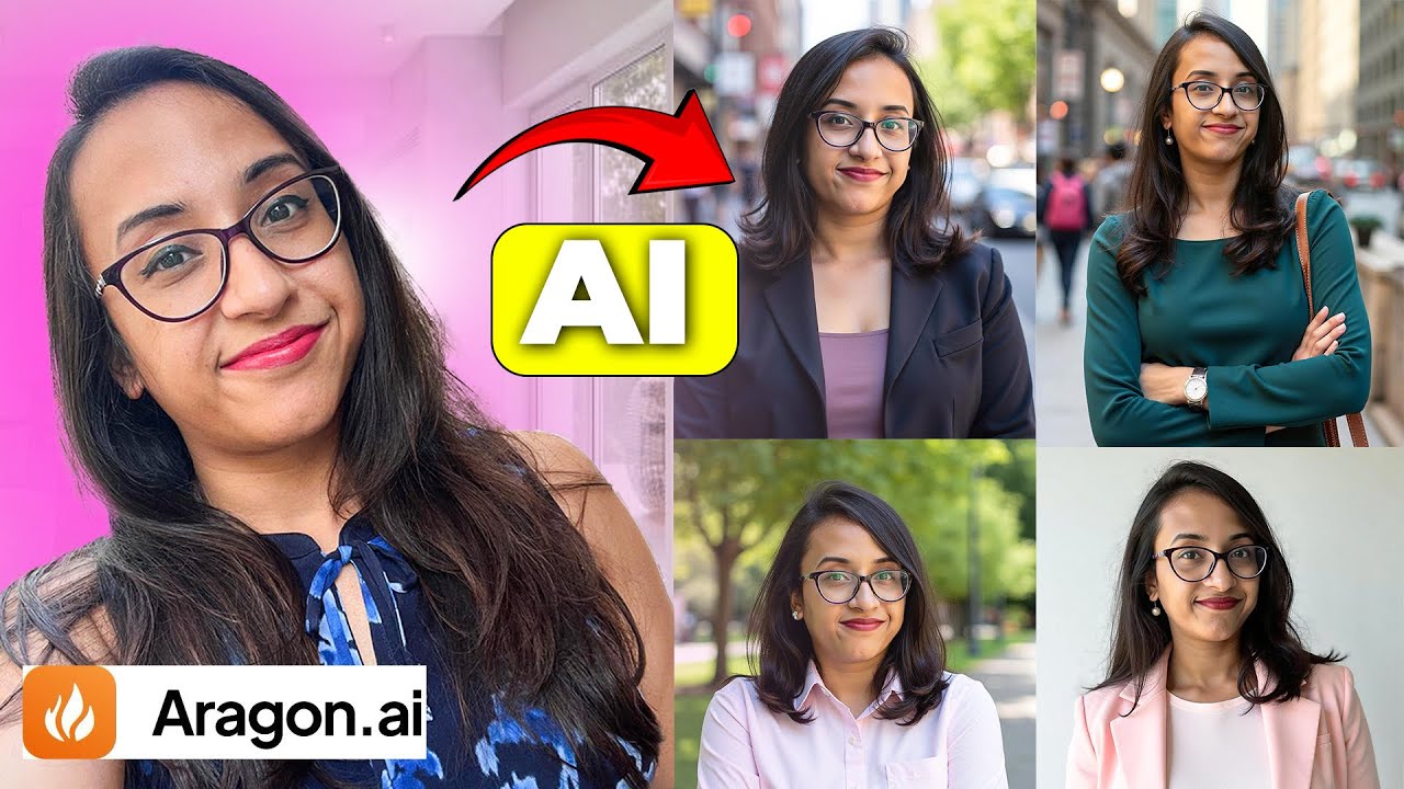 I Tried the BEST AI Headshot Generator | Aragon.AI Review & Tutorial | AI with Anangsha S1E01