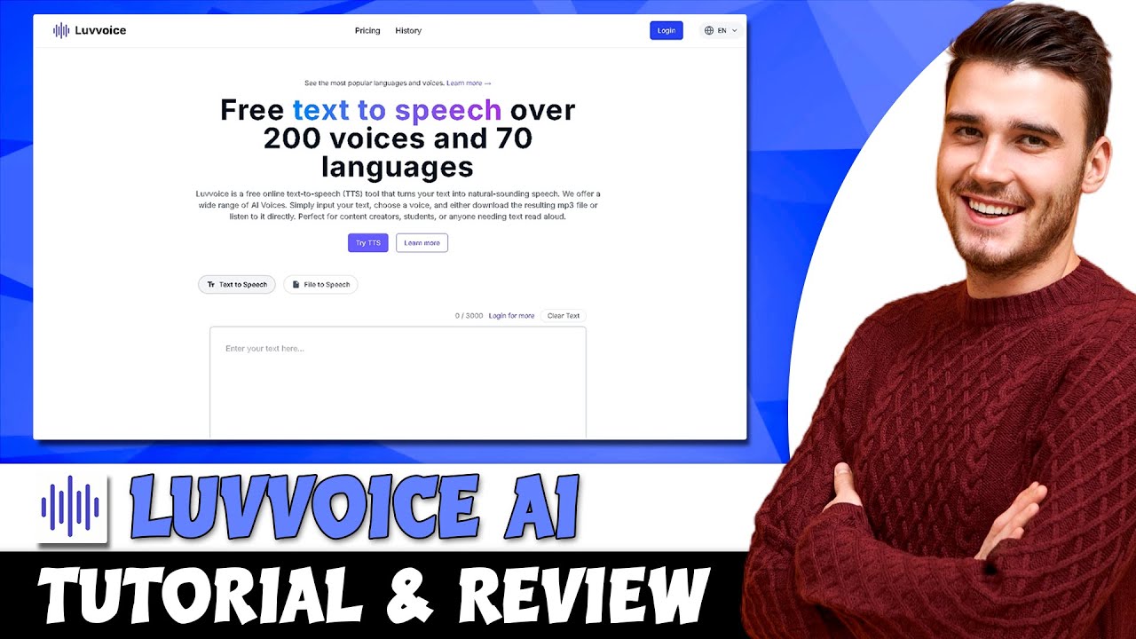 Luvvoice Ai Tutorial | Best Free Text To Speech Ai - My Honest Review