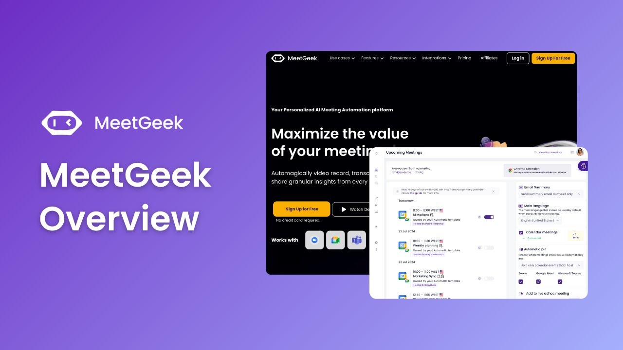 MeetGeek Quick Overview