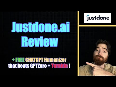 Justdone AI Review: Is Justdone.ai legit? + FREE AI Humanizer tool!