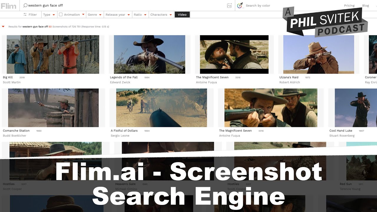 Flim.ai - The Screenshot Search Engine For Creatives (Not An Ad)