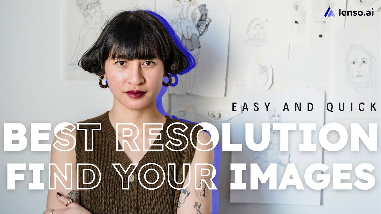 How to find a photo in higher resolution with lenso.ai?