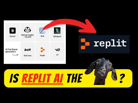 Better Than Cursor, Bolt, Lovable, V0 and Webflow? Replit AI Coding Power in 2025!