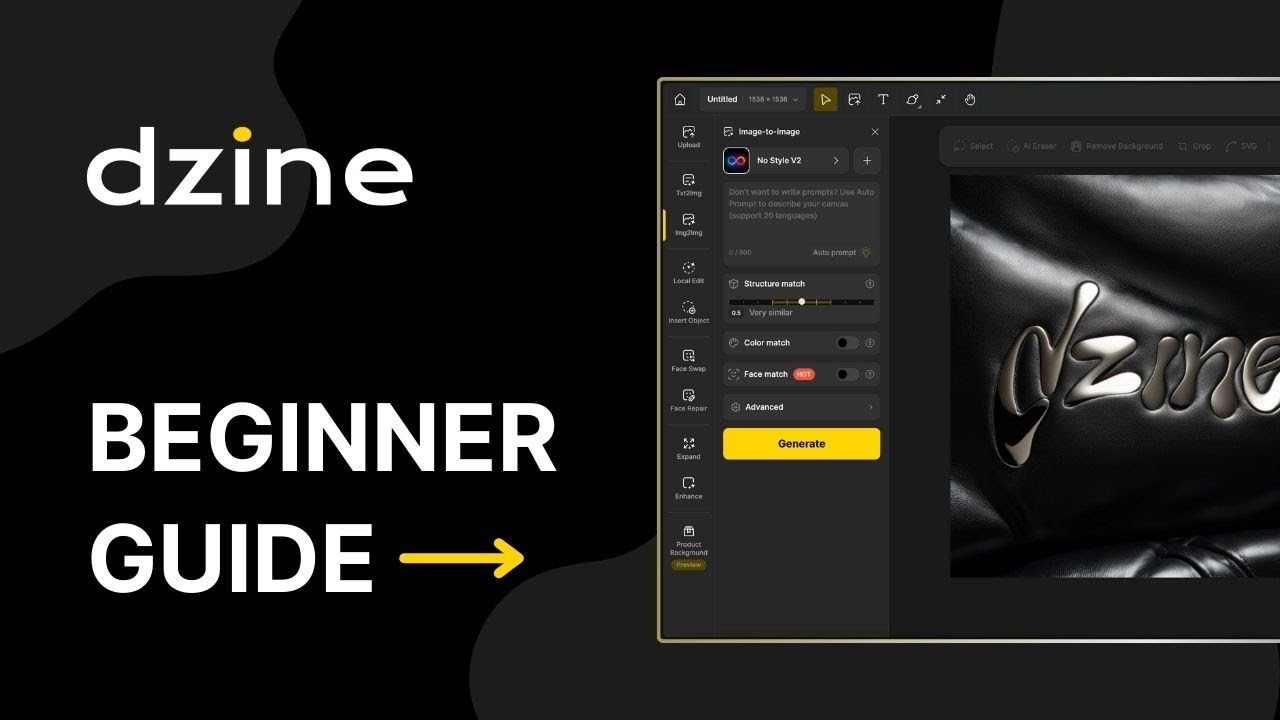 Getting started with Dzine AI: A guide for beginners