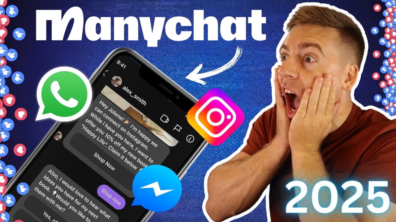 Manychat Tutorial 2025 | Automate Social Media Marketing (Instagram DM on Autopilot)