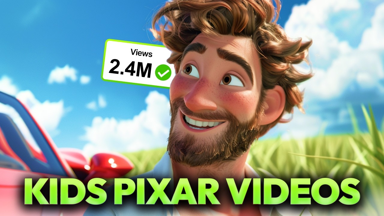 How To Make MONETIZABLE KIDS ANIMATION With AI! ($950/day)