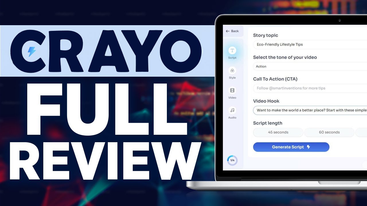 Crayo AI Review | Fastest Way To Make Short Videos For Tiktok? (2024)