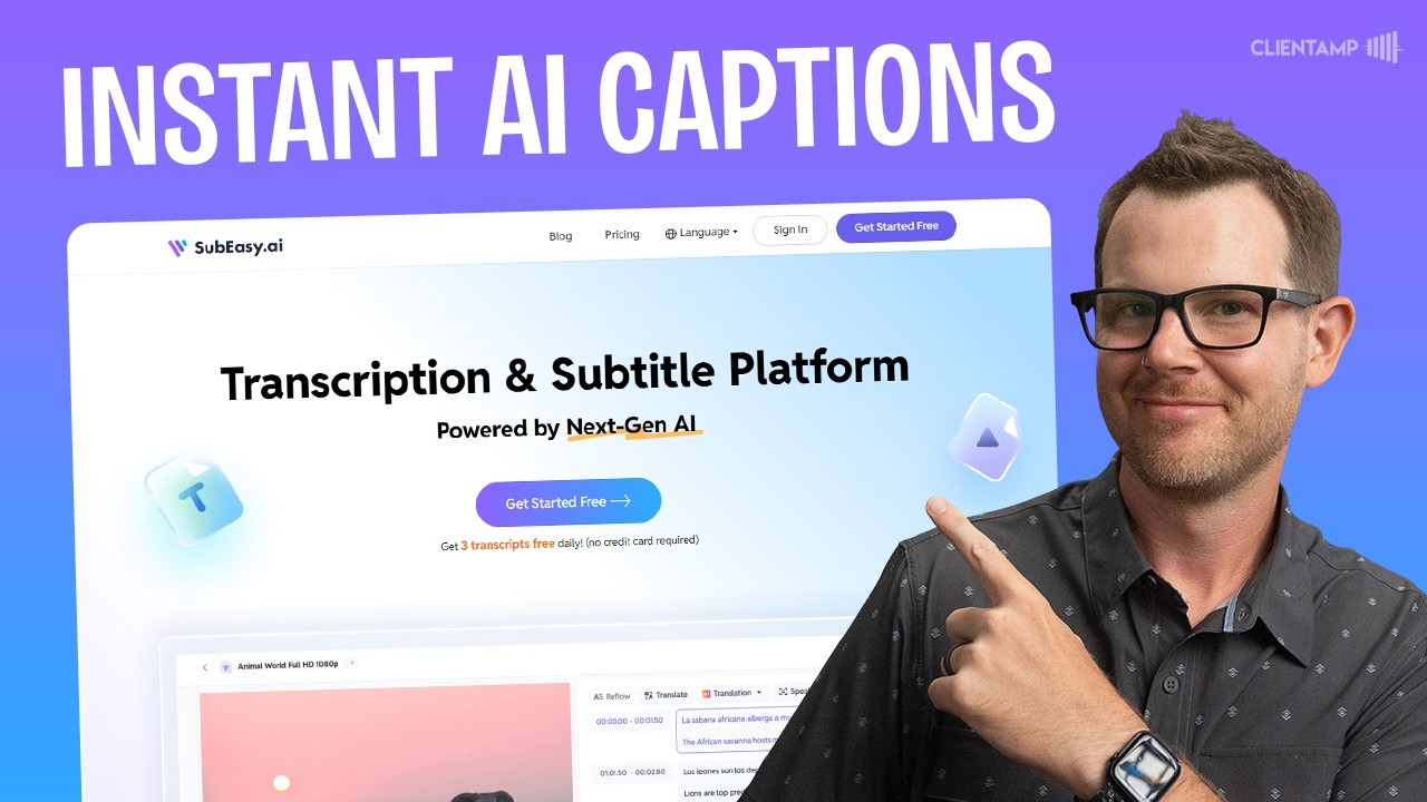 Fast Transcription + Translation for $39 (SubEasy AI AppSumo LTD Review)