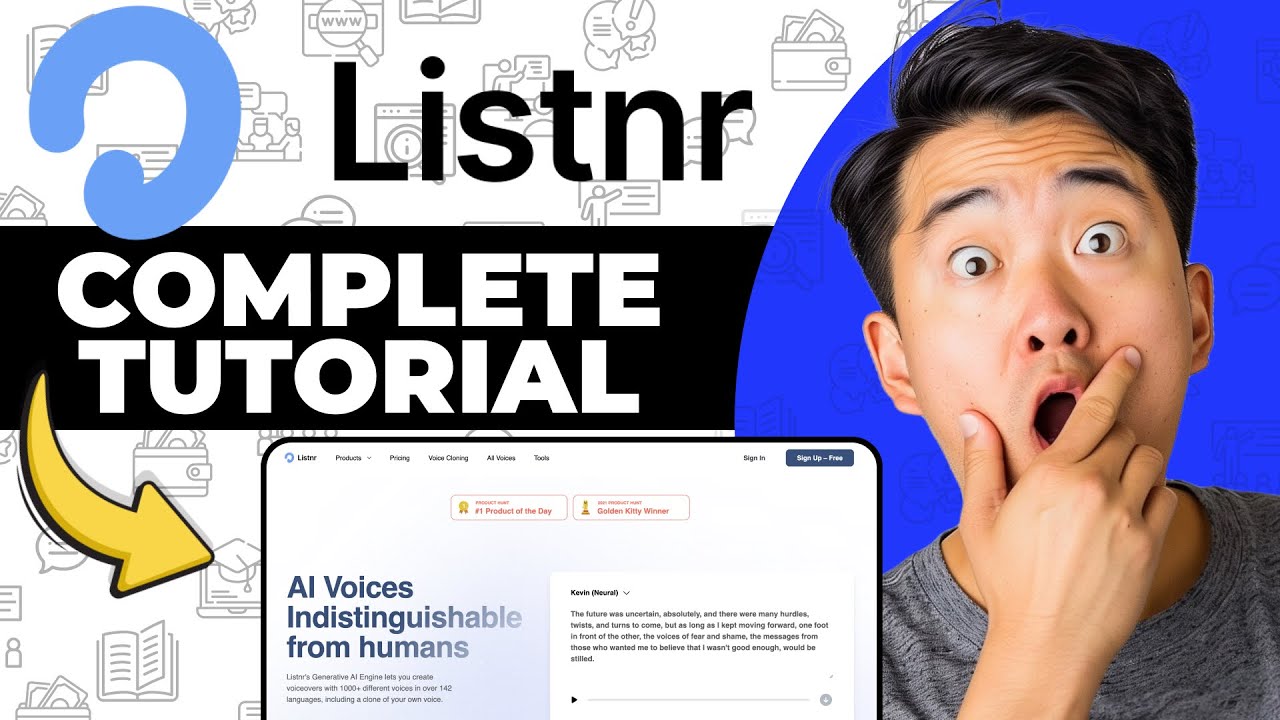 Listnr Tutorial For Beginners | How To Create Audio from Text Using Ai