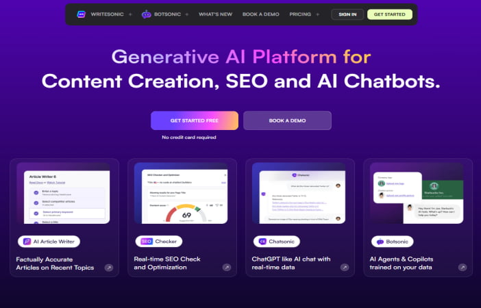 Writesonic blend AI power with human creativity to elevate content creation