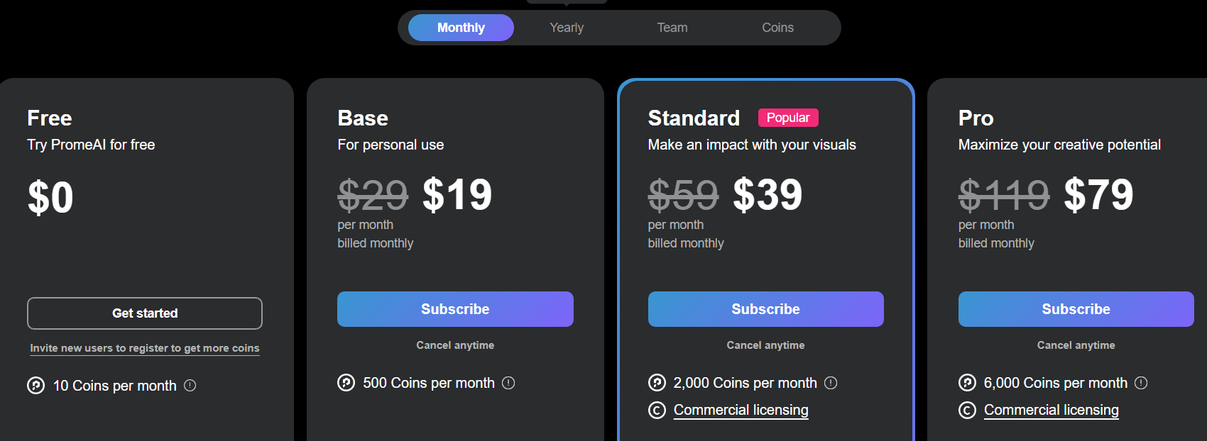 PromeAI Cost and Pricing