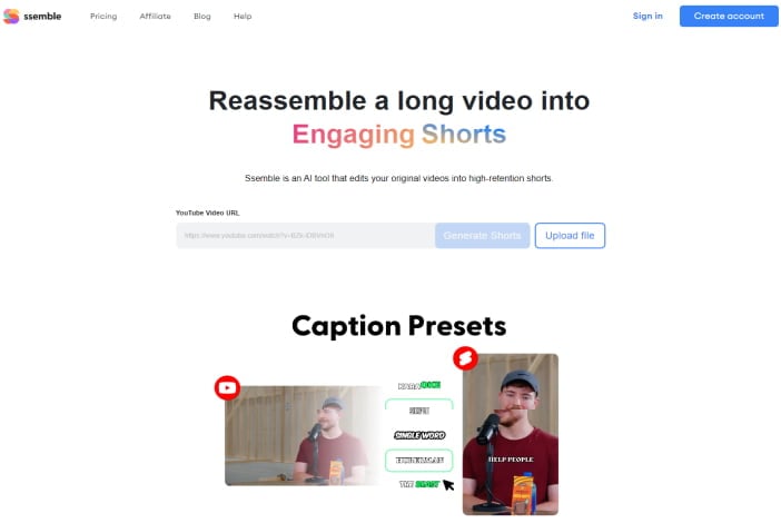 Ssemble Review: The Best youtube Shorts Maker and AI Video Editor, features, pricing and more