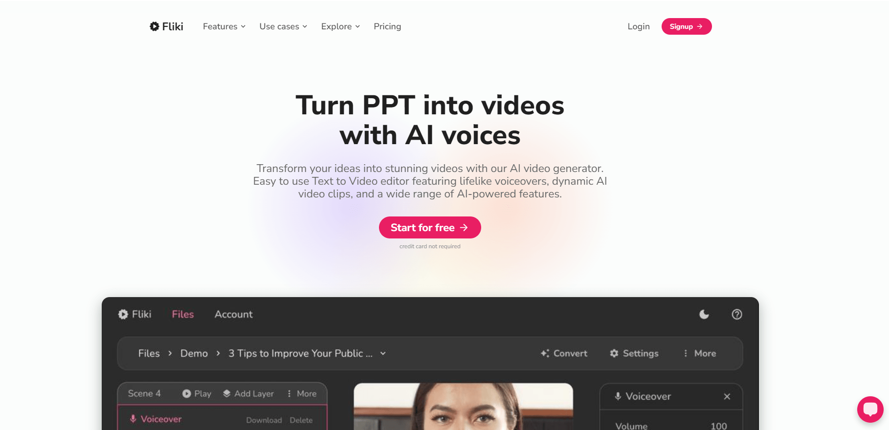 Fliki Text to video AI