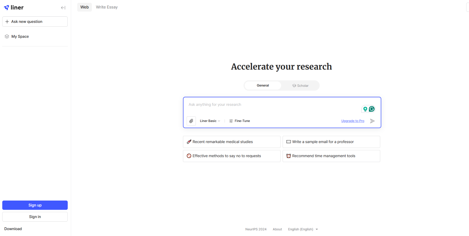 Liner Review: AI Search Engine to Accelerate your research