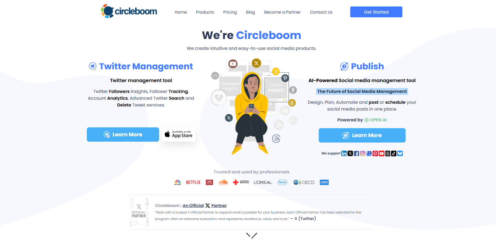 Circleboom Screenshot – AI Social Media & Twitter Management Platform