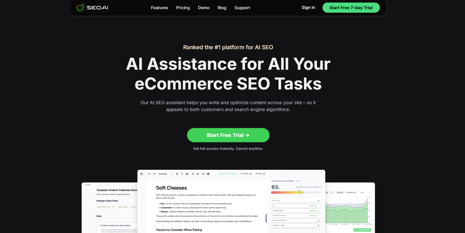 SEO.ai Screenshot – AI-Driven SEO Automation & Content Creation Tool