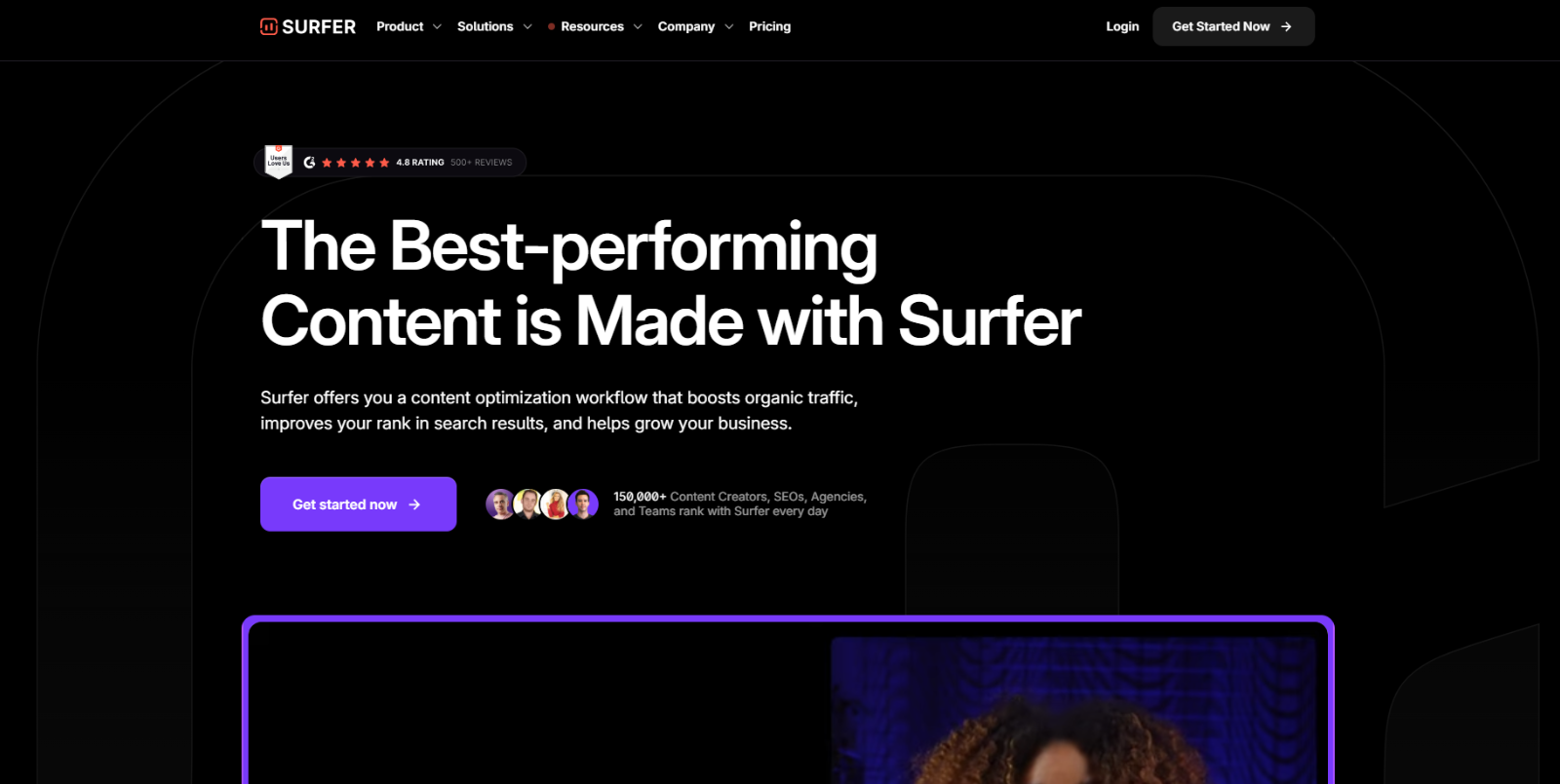 Surfer SEO Screenshot – AI-Powered Content Optimization & SEO Analysis Tool