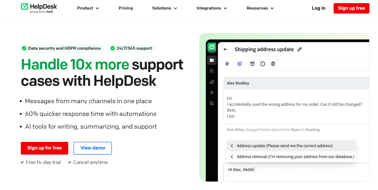 HelpDesk Review Features, Pricing, and Alternatives