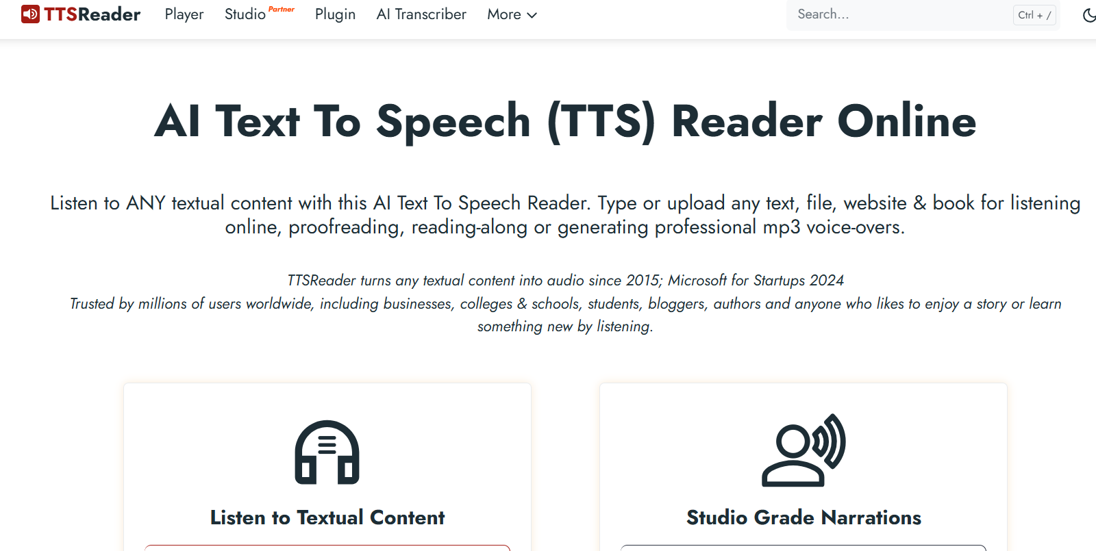 TTSReader Review Features, Pricing, and Alternatives