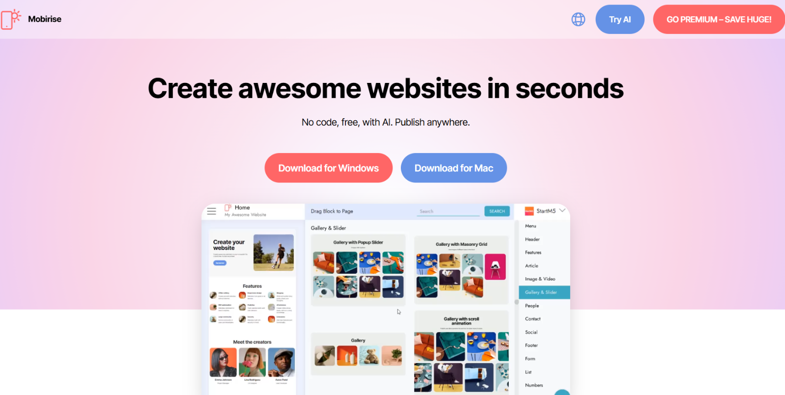 Mobirise Review: Features, Pricing, and Alternatives