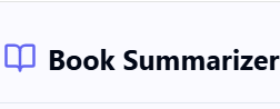 AI Book Summarizer Logo