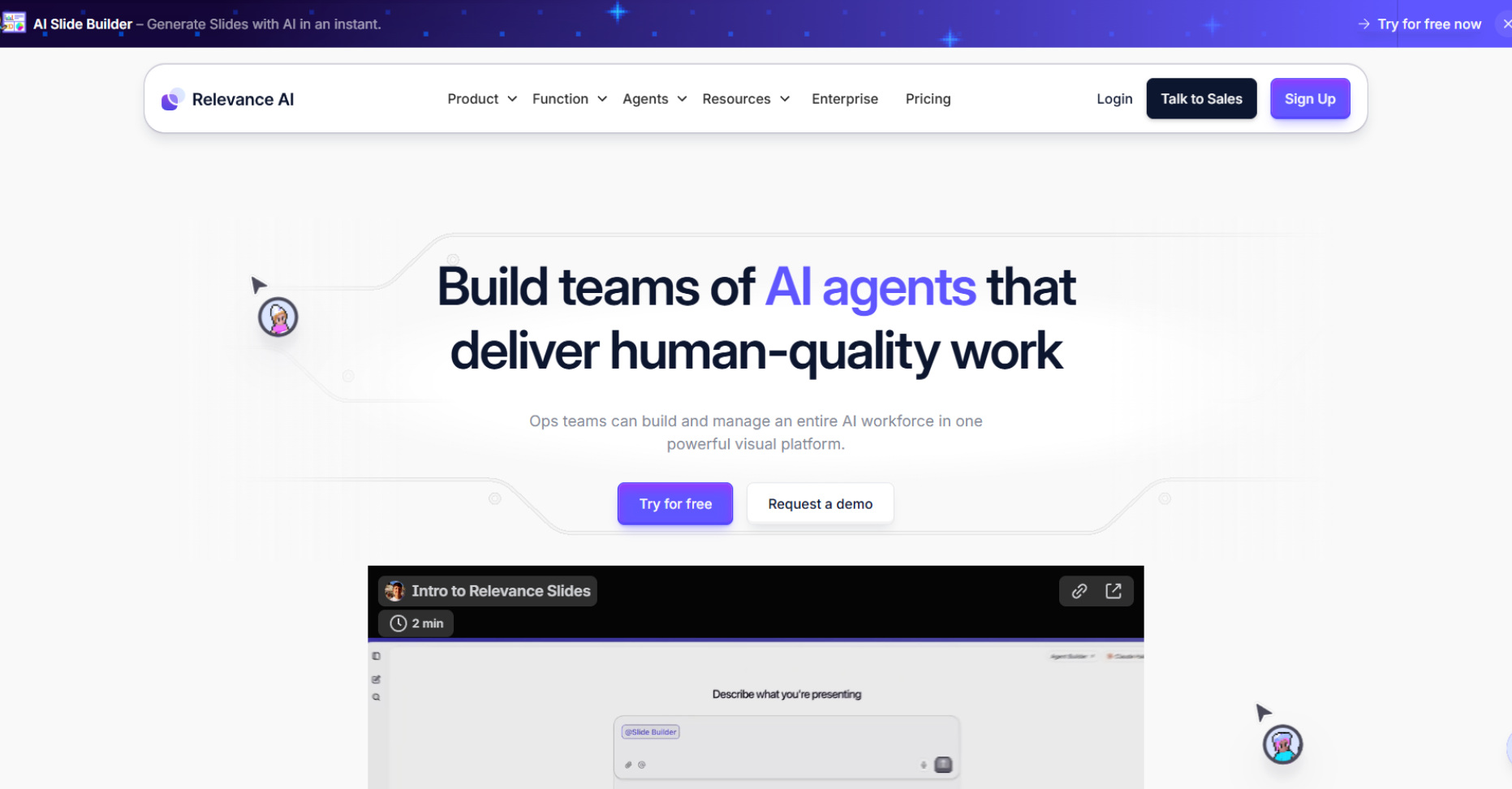 Relevance AI: Build teams of AI agents that deliver human-quality work